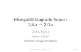 Mongo db18 upgrade