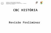 Revisão preliminar do CBC de História (2014)