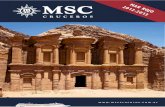 Catálogo MSC Cruceros Mar Rojo