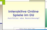 Interaktive Spiele im Deutschunterricht Online