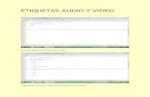 Etiquetas audio y video