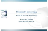 Bluetooth security (in Hungarian)