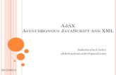 Ajax (Asynchronous JavaScript and XML)