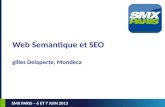 Présentation SEO et semantic web à la conférence SMX, SEO and semantic Web to the smx conference