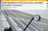 SAP - SAP Workforce Performance Builder ile İçerik Yönetimi