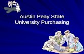 Austin Peay State University Purchasing