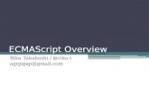 ECMAScript Study #1 Overview