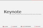 Joomla! Day Denmark 2012 - Final Keynote