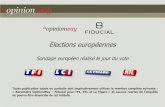 Opinionway - Européennes 2009 - Sondage Jour du vote