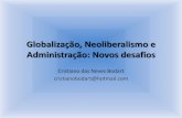Globalização, neoliberalismo e administração