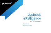 Soluciones de la Prodware Business Intelligence Suite 2013
