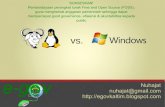 Pengenalan linux vs  windows