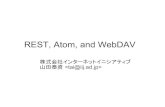 WebDAV, ATOM, and REST