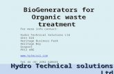 Biological Incubators for organic waste treatment