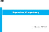 Presentasi supervisor competency
