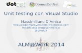 Unit testing in Visual Studio 2013