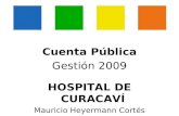 Cuenta Pública Curacavi Gestión 2009