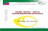 Piattaforma Ccnl CCNL Cooperative Sociali - Schemi di sintesi