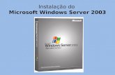 Instalação do microsoft windows server 2003   guia passo a passo