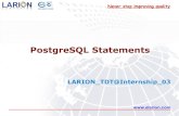 Postgre sql statements 03