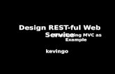 Design REST-ful Web Service