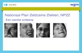Nationaal Plan Zeldzame Ziekten, NPZZ: een eerste ontwerp