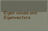 Eigen values and eigenvectors