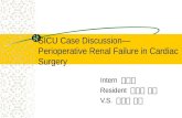 03 Perioperative Renal Failure In Cardiac Surgery
