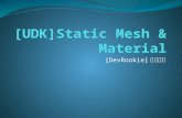 Udk]static mesh & material