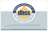 Department of Health and Senior Services NSC Budget Forum Presentation