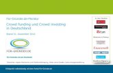Crowd funding monitor 2012
