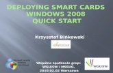 Deploying smartcard in windows 2008 quick start