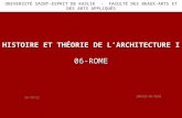 rome histoire de l'architecture