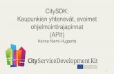 OKRoadshow Mikkeli 13.10.2014: CitySDK ja eurooppalainen yhteistyö