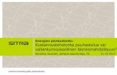 Karoliina Auvinen 2012-10-31: Energian pientuotanto - kustannustehotonta puuhastelua vai vallankumouksellinen bisnesmahdollisuus?