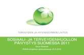 Sosiaali  ja terveydenhuollon päivystys suomessa 2011