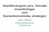 Ingvar Nilsson: Sociala investeringar