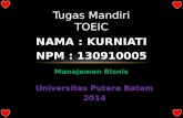 BAGIAN-BAGIAN TOEIC (LISTENING AND READING COMPREHENSION)