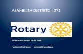 Rotary Distrito 4271 La secretaria en Rotary