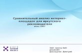 Сравнительный анализ интернет-площадок для иркутского рекламодателя 2007