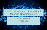 Les Troubadours d'Aujourd'hui: Massilia Sound System