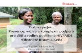 Evaluace projektu prevence a léčby HIV v Keni