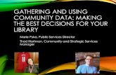 Gathering and Using Community Data: Making the Best Decisions for Your Library