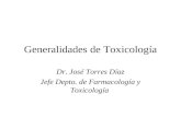 SesióN 1   2  Generalidades De ToxicologíA
