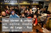 Meer klanten & omzet uit online media door Ellen de Lange-Ros