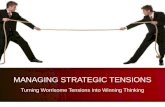 Strategy as managing strategic tensions
