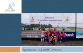 Sponsormogelijkheden MHC Weesp