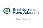 Cover Letter Advice with BrightonandHoveJobs.com