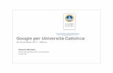 Learn with google master cattolica final