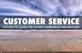 Customer Service Axioms